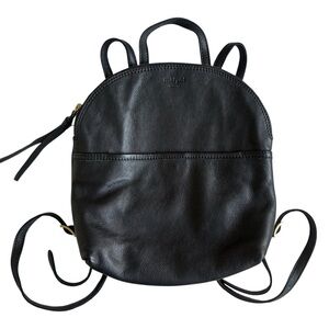 Margot New York | Camille Backpack Bag Black 100% Leather casual everyday